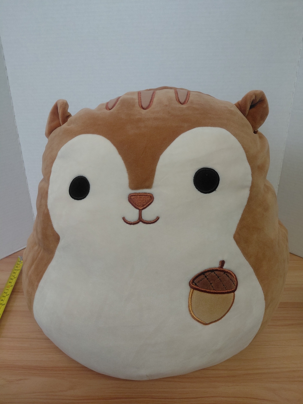 Squishmallows Brown and Cream Acorn Hedgehog Plush